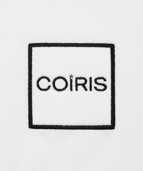 COIRIS(コイリス)の「バミパッチワーク半袖Tシャツ(3カラー)(Tシャツ/カットソー・レディース・チャコールグレー/ホワイト/ブラック・FREE)」の6枚目の写真