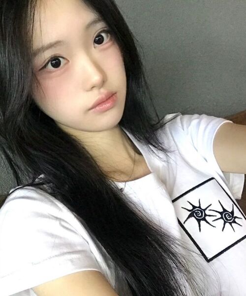 COIRIS(コイリス)の「バミパッチワーク半袖Tシャツ(3カラー)(Tシャツ/カットソー・レディース・チャコールグレー/ホワイト/ブラック・FREE)」の7枚目の写真