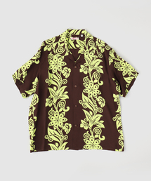 SUN SURF / サンサーフ "PICTOGRAPH FLOWER"S/S RAYON HAWAIIAN SHIRT