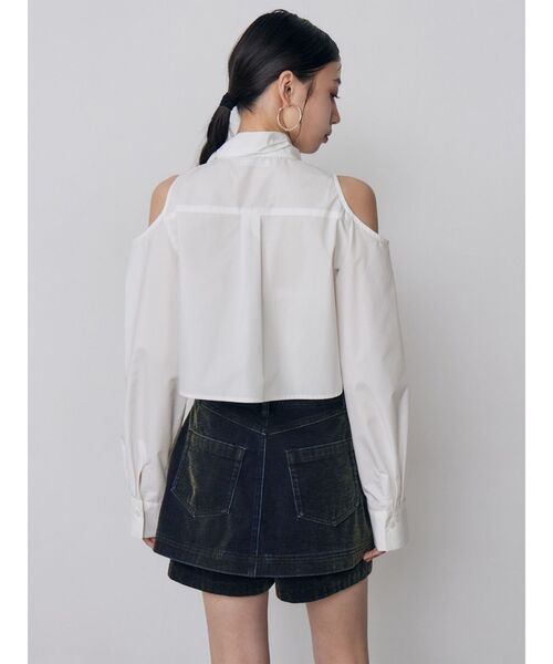 MURUA(ムルーア)の「【セットアップ対応】カラーモールデニムミニスカート 秋服(デニムスカート・レディース・パープル/カーキ/ブルー/ボルドー・1/2)」の20枚目の写真