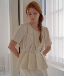 Jane Strap Blouse [Cream]