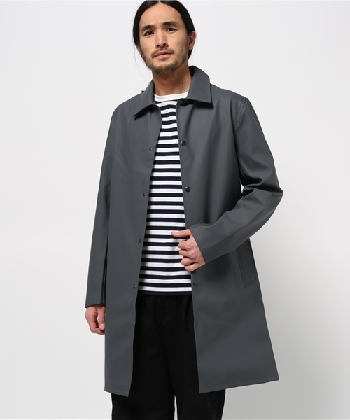 STUTTERHEIM（ストゥッテルハイム）の「【STUTTERHEIM】Vesastan（ステンカラーコート・メンズ・ブラック/チャコールグレー/ベージュ・X-SMALL/SMALL）」の15枚目の写真