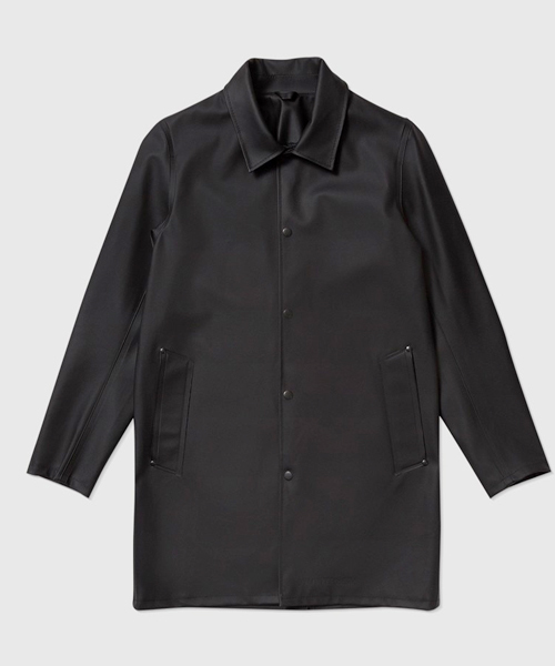 STUTTERHEIM（ストゥッテルハイム）の「【STUTTERHEIM】Vesastan（ステンカラーコート・メンズ・ブラック/チャコールグレー/ベージュ・X-SMALL/SMALL）」の10枚目の写真