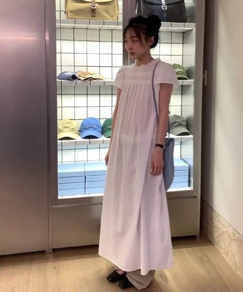 FAVORITO（ファヴォリート）の「リラックスワンピース（ワンピース・レディース・ホワイト・F）」の18枚目の写真