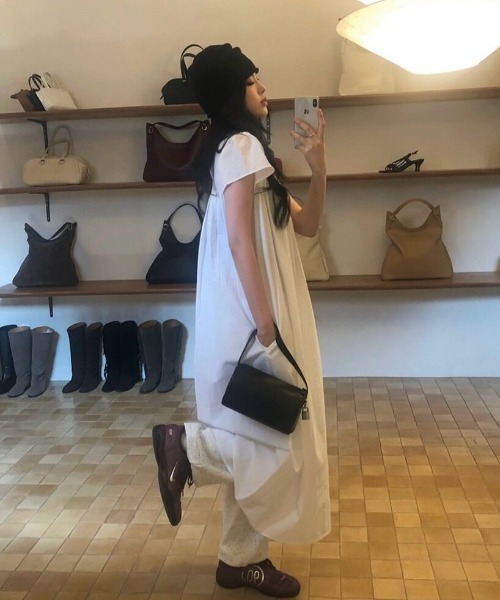 FAVORITO（ファヴォリート）の「リラックスワンピース（ワンピース・レディース・ホワイト・F）」の20枚目の写真