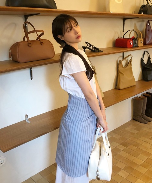FAVORITO（ファヴォリート）の「リラックスワンピース（ワンピース・レディース・ホワイト・F）」の16枚目の写真