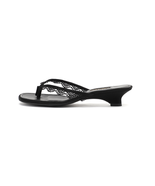 GRISE(グリーズ)の「《/WEB+一部店舗限定》GRISE3.5cmレーストングサンダル(サンダル・レディース・ブラック/アイボリー・X-LARGE/LARGE/MEDIUM/SMALL)」の9枚目の写真