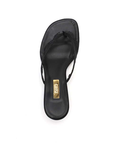 GRISE(グリーズ)の「《/WEB+一部店舗限定》GRISE3.5cmレーストングサンダル(サンダル・レディース・ブラック/アイボリー・X-LARGE/LARGE/MEDIUM/SMALL)」の12枚目の写真