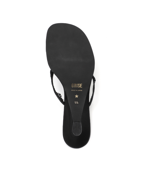 GRISE(グリーズ)の「《/WEB+一部店舗限定》GRISE3.5cmレーストングサンダル(サンダル・レディース・ブラック/アイボリー・X-LARGE/LARGE/MEDIUM/SMALL)」の13枚目の写真