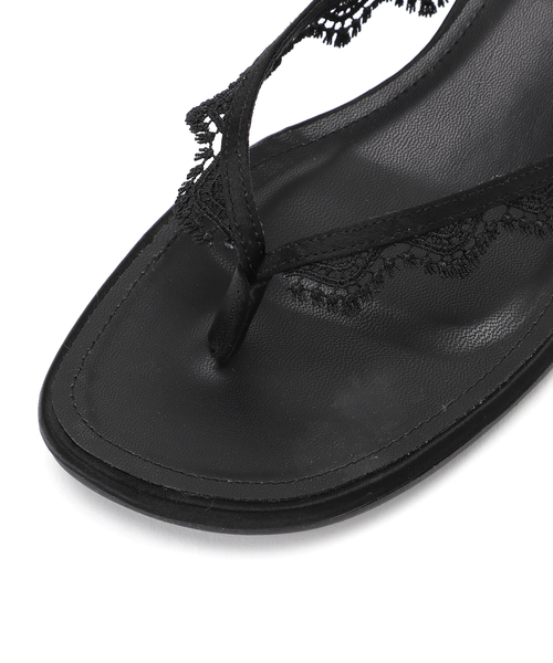GRISE(グリーズ)の「《/WEB+一部店舗限定》GRISE3.5cmレーストングサンダル(サンダル・レディース・ブラック/アイボリー・X-LARGE/LARGE/MEDIUM/SMALL)」の16枚目の写真