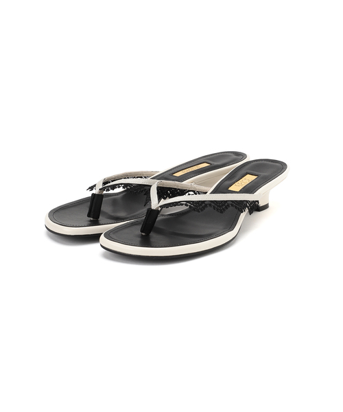 GRISE(グリーズ)の「《/WEB+一部店舗限定》GRISE3.5cmレーストングサンダル(サンダル・レディース・ブラック/アイボリー・X-LARGE/LARGE/MEDIUM/SMALL)」の19枚目の写真