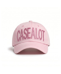 CASE A LOT（ケースアロット）の「Big logo ball cap - Light pink（キャップ）」
