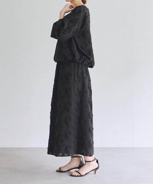 BEARDSLEY(ビアズリー)の「ペイズリージャガードフレンチブラウス【セットアップ】(シャツ/ブラウス・レディース・ブラック・FREE)」の9枚目の写真