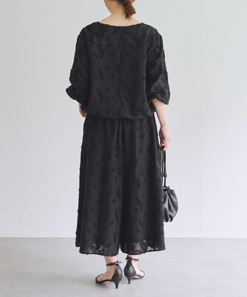 BEARDSLEY(ビアズリー)の「ペイズリージャガードフレンチブラウス【セットアップ】(シャツ/ブラウス・レディース・ブラック・FREE)」の10枚目の写真