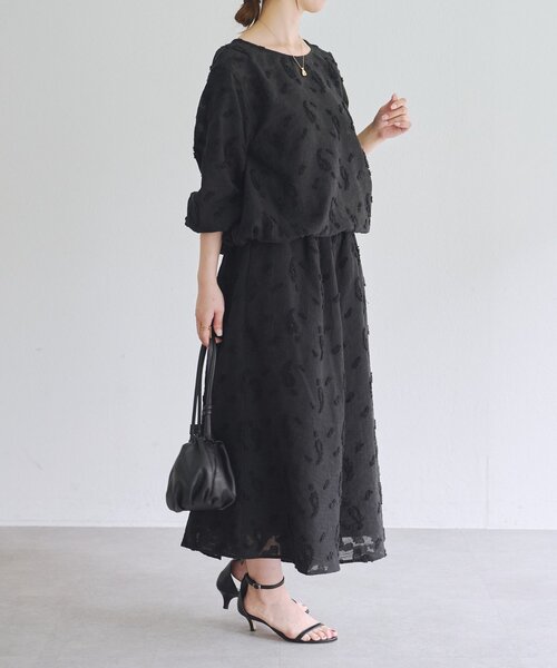 BEARDSLEY(ビアズリー)の「ペイズリージャガードフレンチブラウス【セットアップ】(シャツ/ブラウス・レディース・ブラック・FREE)」の11枚目の写真