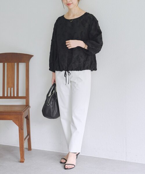 BEARDSLEY(ビアズリー)の「ペイズリージャガードフレンチブラウス【セットアップ】(シャツ/ブラウス・レディース・ブラック・FREE)」の12枚目の写真