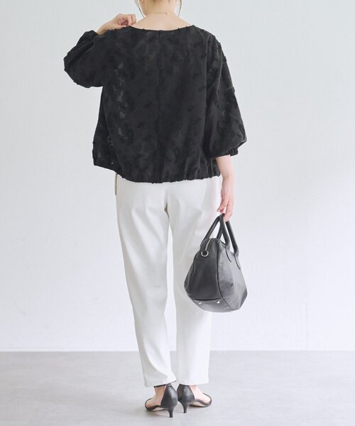 BEARDSLEY(ビアズリー)の「ペイズリージャガードフレンチブラウス【セットアップ】(シャツ/ブラウス・レディース・ブラック・FREE)」の13枚目の写真