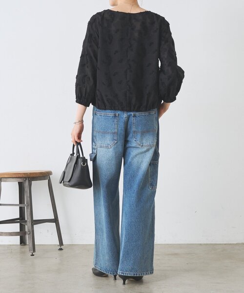 BEARDSLEY(ビアズリー)の「ペイズリージャガードフレンチブラウス【セットアップ】(シャツ/ブラウス・レディース・ブラック・FREE)」の16枚目の写真