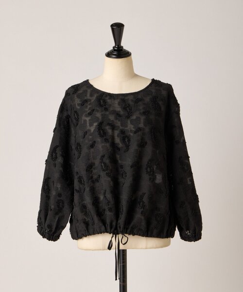 BEARDSLEY(ビアズリー)の「ペイズリージャガードフレンチブラウス【セットアップ】(シャツ/ブラウス・レディース・ブラック・FREE)」の17枚目の写真