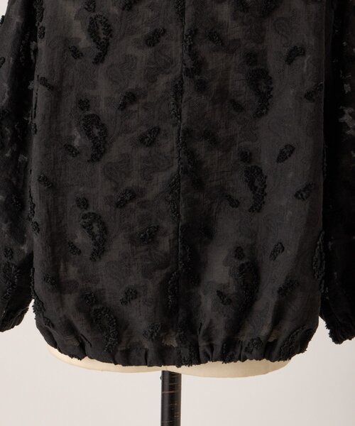 BEARDSLEY(ビアズリー)の「ペイズリージャガードフレンチブラウス【セットアップ】(シャツ/ブラウス・レディース・ブラック・FREE)」の21枚目の写真