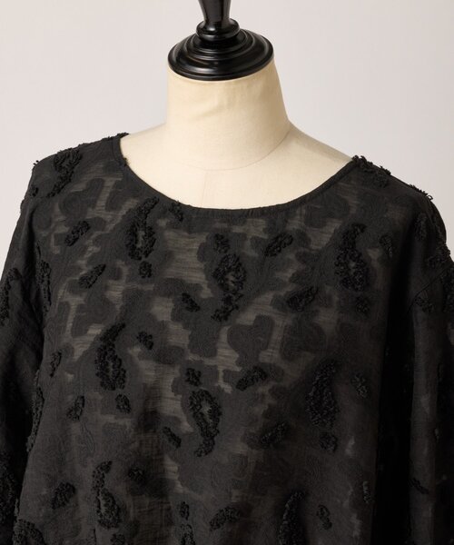 BEARDSLEY(ビアズリー)の「ペイズリージャガードフレンチブラウス【セットアップ】(シャツ/ブラウス・レディース・ブラック・FREE)」の22枚目の写真