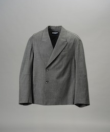 MAISON SPECIAL（メゾンスペシャル）の「《UNISEX》3D Sleeve Prime-Over Semi-double Breasted Jacket 3Dスリーブプライムオーバーセミダブルジャケット 【MAISON SPECIAL メゾンスペシャル】（テーラードジャケット）」