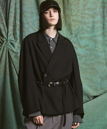 MAISON SPECIAL（メゾンスペシャル）の「《UNISEX》3D Sleeve Prime-Over Semi-double Breasted Jacket 3Dスリーブプライムオーバーセミダブルジャケット 【MAISON SPECIAL メゾンスペシャル】（テーラードジャケット）」