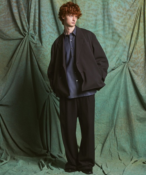 MAISON SPECIAL(メゾンスペシャル)の「《UNISEX》3D Sleeve Prime-Over Semi-double Breasted Jacket/3Dスリーブプライムオーバーセミダブルジャケット 【MAISON SPECIAL/メゾンスペシャル】(テーラードジャケット・メンズ・ブラウン/チャコールグレー/ブラック・2/1/0)」の6枚目の写真