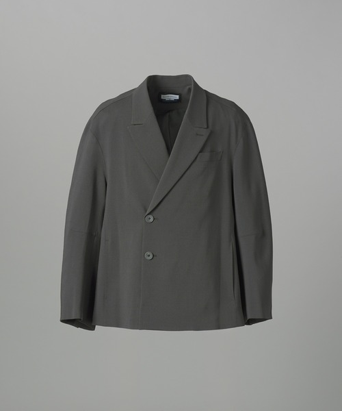MAISON SPECIAL(メゾンスペシャル)の「《UNISEX》3D Sleeve Prime-Over Semi-double Breasted Jacket/3Dスリーブプライムオーバーセミダブルジャケット 【MAISON SPECIAL/メゾンスペシャル】(テーラードジャケット・メンズ・ブラウン/チャコールグレー/ブラック・2/1/0)」の17枚目の写真