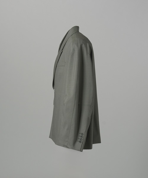 MAISON SPECIAL(メゾンスペシャル)の「《UNISEX》3D Sleeve Prime-Over Semi-double Breasted Jacket/3Dスリーブプライムオーバーセミダブルジャケット 【MAISON SPECIAL/メゾンスペシャル】(テーラードジャケット・メンズ・ブラウン/チャコールグレー/ブラック・2/1/0)」の19枚目の写真