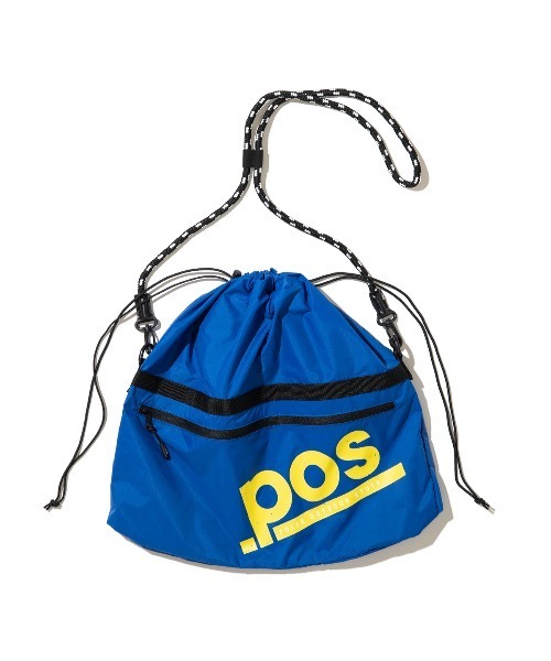 POLeR（ポーラー）の「POLER DRAWSTRING SLING BAG（ポーラー ドローストリング スリングバッグ）（ボディバッグ/ウエストポーチ・メンズ・グレー系/ブルー系/Black・ONE SIZE）」の3枚目の写真