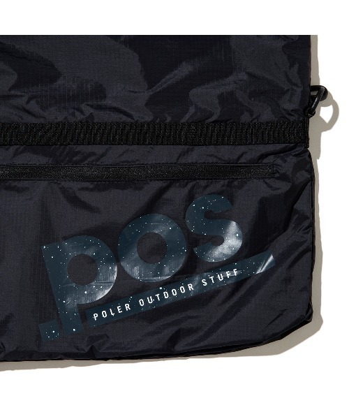 POLeR（ポーラー）の「POLER DRAWSTRING SLING BAG（ポーラー ドローストリング スリングバッグ）（ボディバッグ/ウエストポーチ・メンズ・グレー系/ブルー系/Black・ONE SIZE）」の6枚目の写真