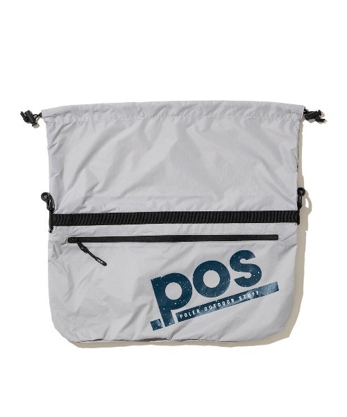 POLeR（ポーラー）の「POLER DRAWSTRING SLING BAG（ポーラー ドローストリング スリングバッグ）（ボディバッグ/ウエストポーチ・メンズ・グレー系/ブルー系/Black・ONE SIZE）」の8枚目の写真