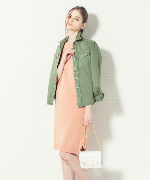 DouDou（ドゥドゥ）の「【DouDou】2WAYニットワンピース（ワンピース・レディース・ライトグレー/ピンク/ブルー・FREE）」の20枚目の写真