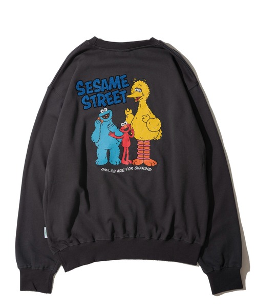 SESAME STREET(セサミストリート)の「【SESAME STREET/セサミストリート】かすれプリントトレーナー(スウェット・レディース・カラフル/オフホワイト/チャコールグレー/ダークグリーン・MEDIUM/LARGE/X-LARGE)」の16枚目の写真