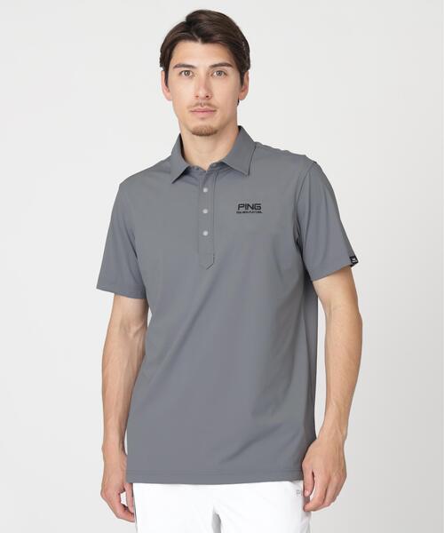PING（ピン）の「【PING APPAREL】半袖ポロシャツ (MENS)（ポロシャツ・メンズ・グレー/ブルー/ブラック・L/LL/LL1/M/S）」の2枚目の写真