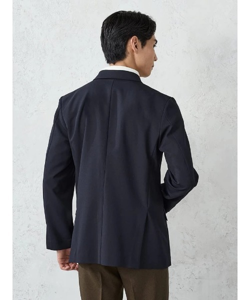Perfect Suit FActory(パーフェクトスーツファクトリー)の「【洗える】ダブルネイビージャケット【ビジカジのアンサーシリーズ!】(テーラードジャケット・メンズ・ネイビー・LL/L/M)」の4枚目の写真