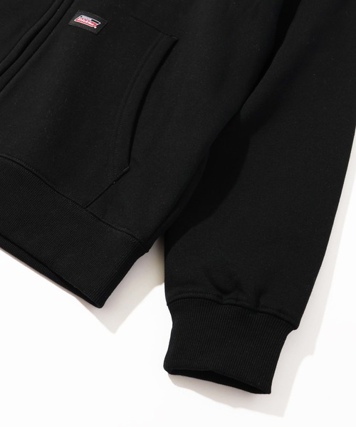 Dickies(ディッキーズ)の「【GENUINE DICKIES/ジェニュインディッキーズ】裏起毛 配色 刺繍ロゴ ワッフルフリース フルジップパーカー(パーカー・メンズ・グレイッシュベージュ/オートミール/ブラウン/ブラック・M/L/XL)」の9枚目の写真