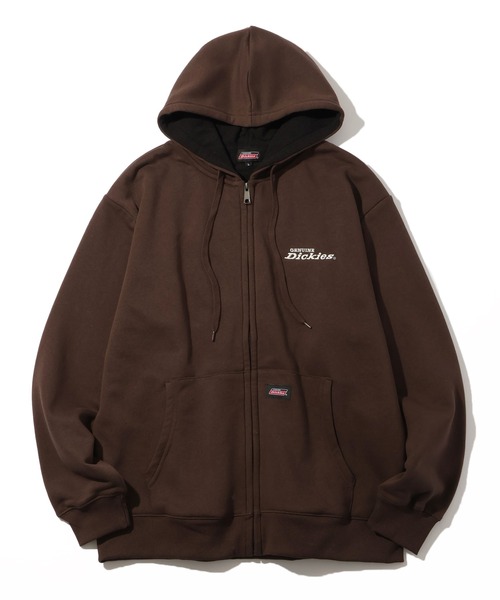 Dickies(ディッキーズ)の「【GENUINE DICKIES/ジェニュインディッキーズ】裏起毛 配色 刺繍ロゴ ワッフルフリース フルジップパーカー(パーカー・メンズ・グレイッシュベージュ/オートミール/ブラウン/ブラック・M/L/XL)」の22枚目の写真