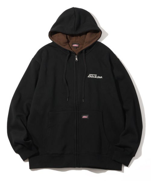 Dickies(ディッキーズ)の「【GENUINE DICKIES/ジェニュインディッキーズ】裏起毛 配色 刺繍ロゴ ワッフルフリース フルジップパーカー(パーカー・メンズ・グレイッシュベージュ/オートミール/ブラウン/ブラック・M/L/XL)」の20枚目の写真