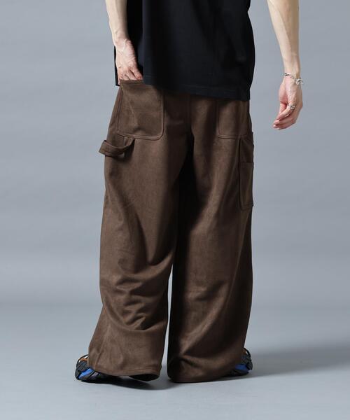 DANKE SCHON(ダンケシェーン)の「DankeSchon/ダンケシェーン/ECOSUEDE W-KNEE WIDE PANTS(その他パンツ・レディース・ブラック系その他/ブラウン・M/L/S)」の9枚目の写真