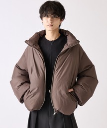 オーバーサイズ スタンドカラー ビッグダウンブルゾン