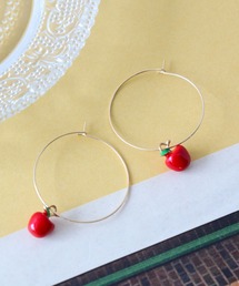 フルーツフープピアス