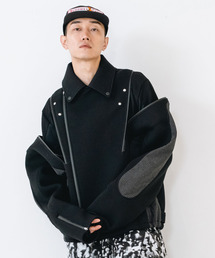 ability（アビリティ）の「yoshiokubo ヨシオクボ / RUNNING RIDERS JACKET ランニングライダースジャケット / YKF26507（ライダースジャケット）」