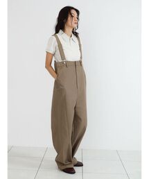 Suspenders wide pants