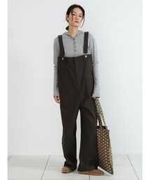 Suspenders wide pants