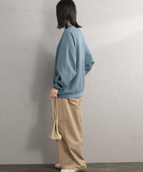 +phenix（プラスフェニックス）の「【WEB先行予約】[＋phenix/プラスフェニックス] 別注 ワッフル ロングスリーブTシャツ（Tシャツ/カットソー・メンズ・ブラウン/サックスブルー/ホワイト/ブラック・M/L）」の22枚目の写真