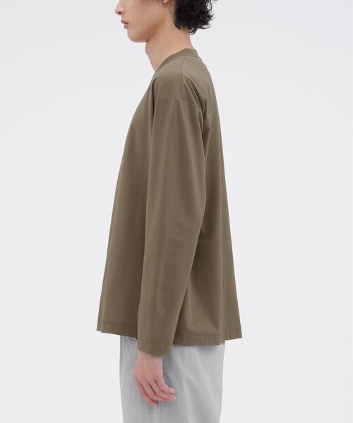 MARGARET HOWELL(マーガレットハウエル)の「POLYESTER COTTON HOGH GAUGE PIQUE JERSEY TOP(Tシャツ/カットソー・メンズ・ベージュ系その他4/ネイビー系1・LARGE/MEDIUM)」の4枚目の写真