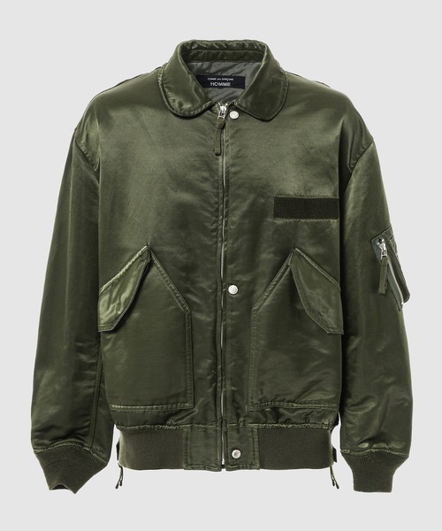 COMME des GARCONS HOMME(コム デ ギャルソン・オム)の「COTTON NYLON TWILL OVER DYE MILITALY JACKET(ブルゾン・メンズ・カーキ・S/M)」の1枚目の写真