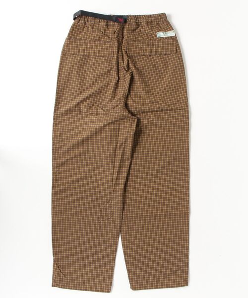 Gramicci(グラミチ)の「MINI CHECK NYLON PANT|ミニチェックナイロンパンツ(その他パンツ・メンズ・ブラウン/ネイビー/グレー・2XL/L/M/XL/S)」の4枚目の写真